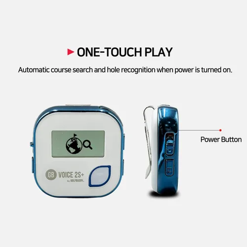 Miniatura 6 de GOLFBUDDY Voice 2S+ Telémetro GPS parlante, navegación con clip en el sombrero de golf, modo pendiente encendido/apagado, 18 horas de duración