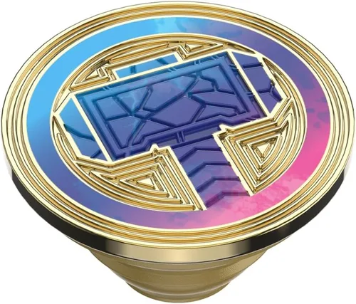 Miniatura 4 de PopSockets - Agarre para teléfono con soporte expandible, agarre adhesivo, esmalte - Mighty Thor