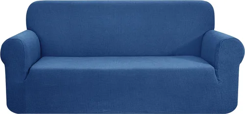 Miniatura 107 de CHUN YI - Funda elástica de 1 pieza para sillón grande, funda protectora suave de Jacquard con elastano, detalle de cuadros y parte inferior