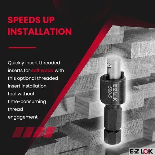 Miniatura 5 de E-Z LOK Herramienta de accionamiento - Opcional - Usar con 329-6, 329-601, 329-624, 303-6, 303-624, 319-6, 319-624, 335-6, 450-10, 550-6, 650-10