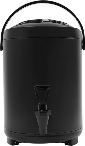 Dispensador de bebidas con aislamiento de acero inoxidable, dispensador de bebidas calientes con grifo, dispensador térmico de bebidas frías y