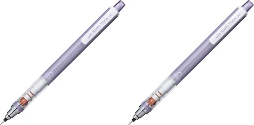 Miniatura 10 de Lápiz portaminas Uni Kuru Toga estándar, negro, 0.0112 pulgadas, rosado bebé