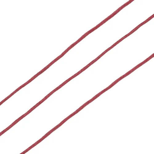 Miniatura 4 de Cordón de algodón encerado rojo de 100 yardas, hilo trenzado para abalorios, pulsera, collar de alambre de 0.039 pulgadas con carrete