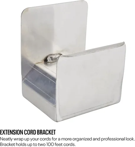 Miniatura 4 de Speedway Motors Kit organizador de remolque/garaje: construcción de aleación de aluminio premium, mesa plegable con bloqueo, almacenamiento