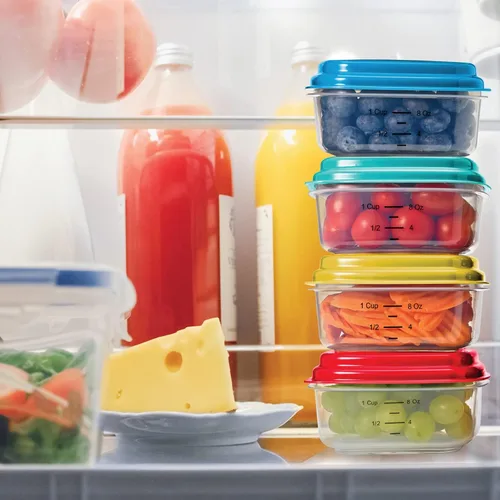 Miniatura 6 de Fit & Fresh Stak Paks - Juego de recipientes de 1 taza para niños, color verde