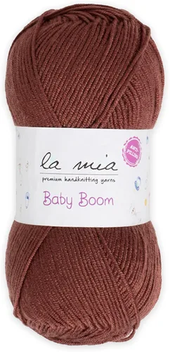 Miniatura 47 de 1 madeja La Mia Baby Boom, hilo acrílico 100% antipilling para tejer y ganchillo para tejer y ganchillo, 3.53 oz (3.5 onzas) / 820.2 ft