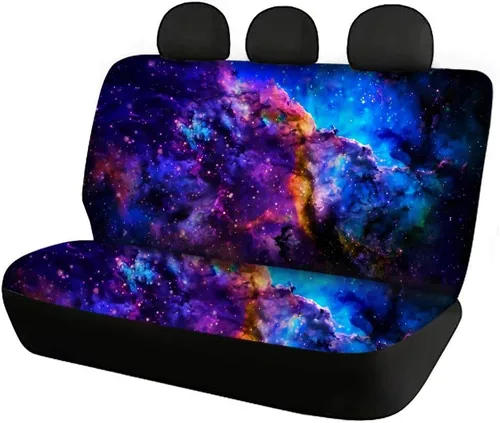 Miniatura 16 de AFPANQZ Funda protectora para asiento trasero de automóvil, con bandera patriótica estadounidense, solo para asiento trasero de automóvil, camión