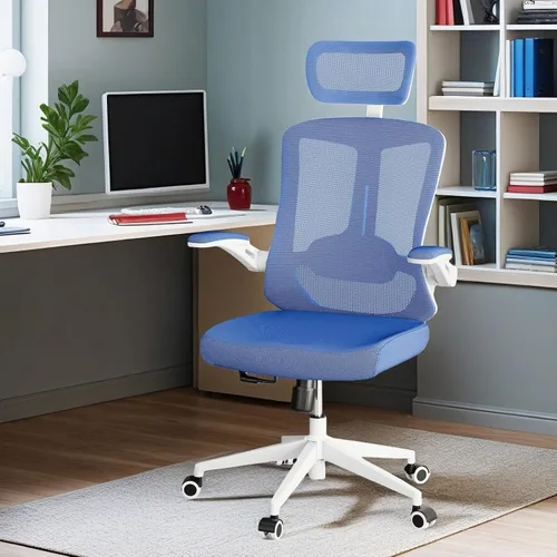 Miniatura 17 de Ergonomic Office Chair - 350LB Comfy Desk Chairs with Adjustable Lumbar Back and Support, Mesh Computer Chairs with Wheels and Arms for Home Office