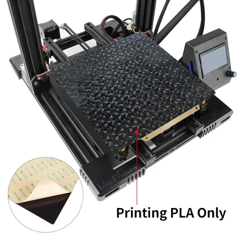 Miniatura 6 de IdeaFormer-3D H1H Placa de Construcción 235x235mm, Haz de Luz Doble Cara+Muelle de Acero Flexible Fantasma para Creality Ender 3/Ender 3 Pro/Ender 3