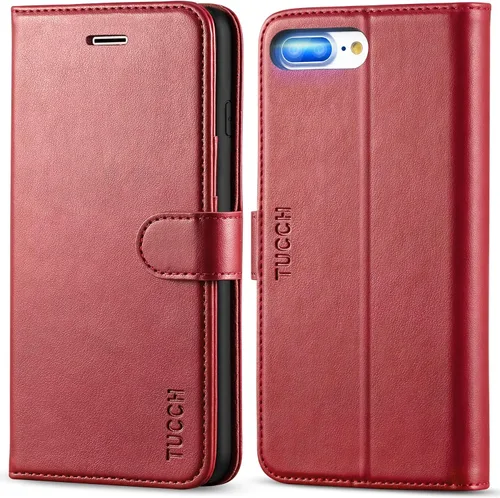 Miniatura 10 de TUCCH - Funda tipo cartera para iPhone 8 Plus