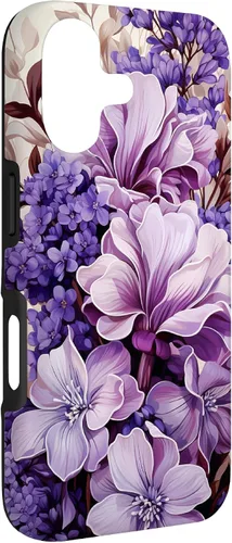 Miniatura 3 de Lavender Floral Purple Flower Case for iPhone 17