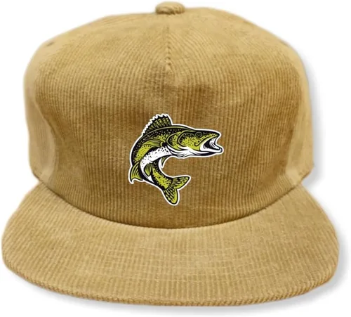 Miniatura 6 de ThatsRad Gorra de pesca Snapback de pana Pescador