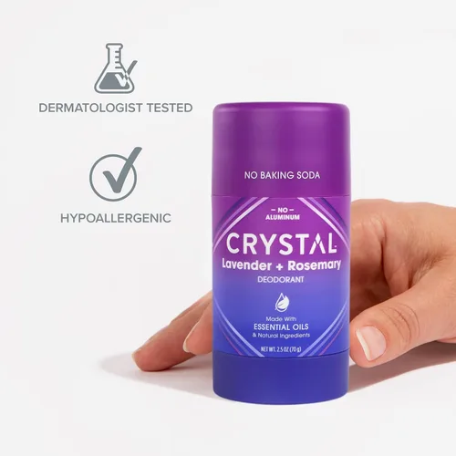 Miniatura 6 de Crystal Magnesium Solid Stick Desodorante natural, desodorante sin aluminio no irritante para hombres o mujeres, combate de forma segura y eficaz