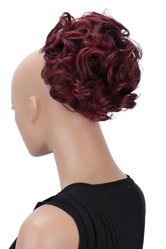 Miniatura 10 de CAISHA Moño Hairpiece Cola de caballo Topknot Hepburn-Bun Scrunchie Updo Ash Brown Light Blonde Mix HK124