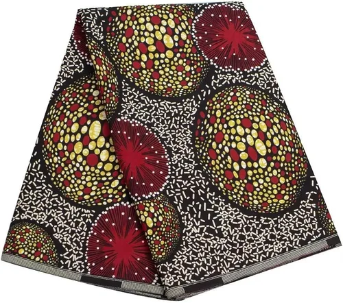 Miniatura 7 de La cera real africana imprime el material 6 yardas 1254 del algodón de Ankara de la tela