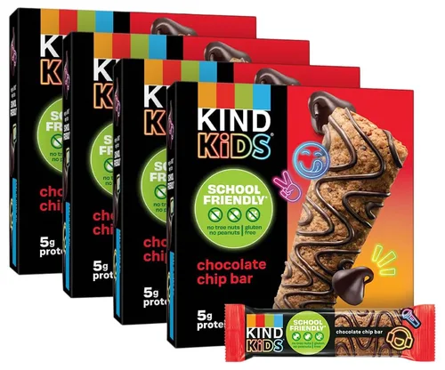 Miniatura 13 de KIND Barras de granola para niños, magdalenas de arándanos, sin gluten, bajas en sodio, bocadillos sin maní y nueces de árbol, 0.18 onzas