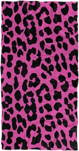 Miniatura 7 de LOGOVISION Toalla de playa con estampado de leopardo 30" X 60