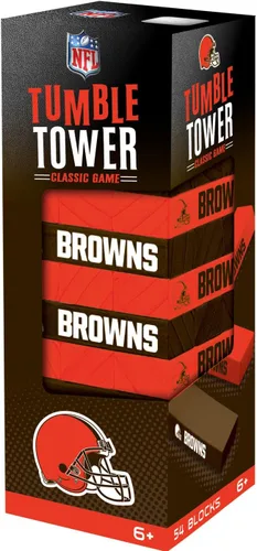 Miniatura 14 de MasterPieces Día del juego - NFL San Francisco 49ers - Torre de caída con licencia oficial, bloques de madera real