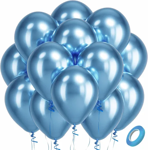 Miniatura 106 de Bezente - Globos de 12 pulgadas de látex con confeti para bodas, graduaciones, despedidas de soltera y cumpleaños, aptos para helio, dorado, 60
