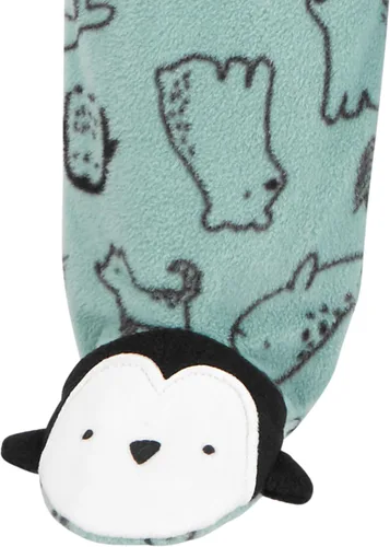 Miniatura 4 de Simple Joys by Carter's Paquete de 2 pijamas de forro polar con pies para bebés varones, para dormir y jugar, pijamas para bebés y niños pequeños