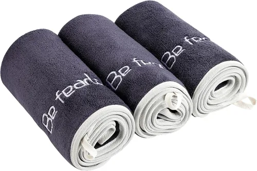 Miniatura 11 de Juego de toallas de gimnasio de microfibra para hombres y mujeres, toallas súper suaves y de secado rápido para fitness, yoga, ciclismo, natación