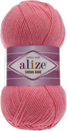 Miniatura 35 de 55% algodón 45% acrílico Alize Cotton Gold Yarn 1 madeja/bola 3.53 oz 360 yardas (1-crema)