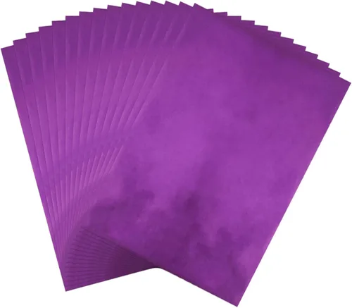 Miniatura 20 de Briartw Papel de Aluminio Termoadhesivo 20x29cm Paquete de 50 Hojas Papel Reactivo para Sellado en Caliente por Impresora Láser y Laminadora