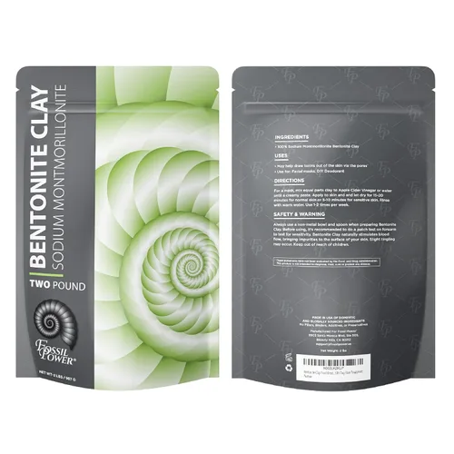 Miniatura 10 de FOSSIL POWER Arcilla de bentonita en polvo de grado alimenticio, 2 libras – Desintoxicación natural de metales pesados y limpieza de poros