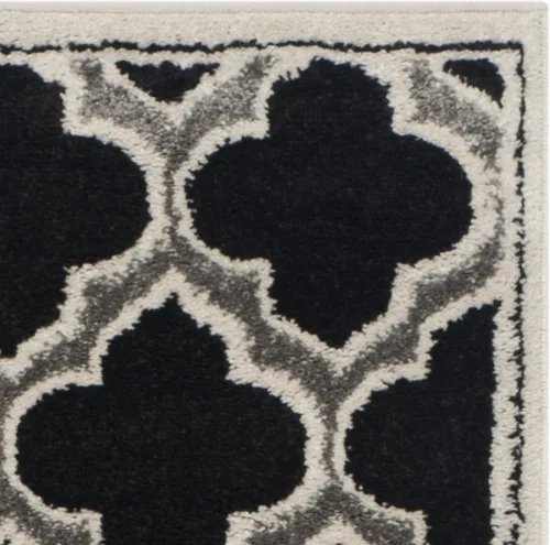 Miniatura 4 de Safavieh Amherst Collection Tapete AMT412A para interiores/exteriores de color marfil y verde claro, Polipropileno