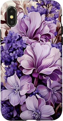 Miniatura 5 de Funda para iPhone 12 mini Lavender Floral Purple Flower