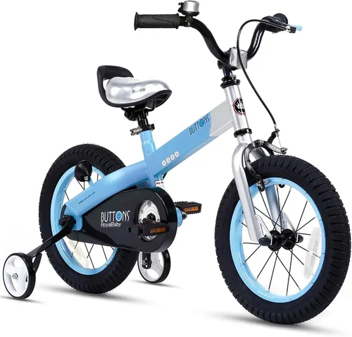 Miniatura 13 de Royalbaby Bicicleta Cubetube para niños de 3 a 9 años, bicicleta para niños pequeños de 12, 14, 16, 18 y 20 pulgadas, con ruedas de entrenamiento