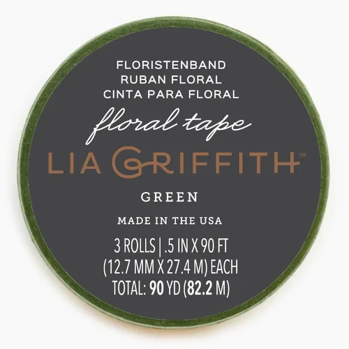 Miniatura 3 de Lia Griffith PLG11025ST - Cinta adhesiva para manualidades, color verde, 90 yardas en total, paquete de 3
