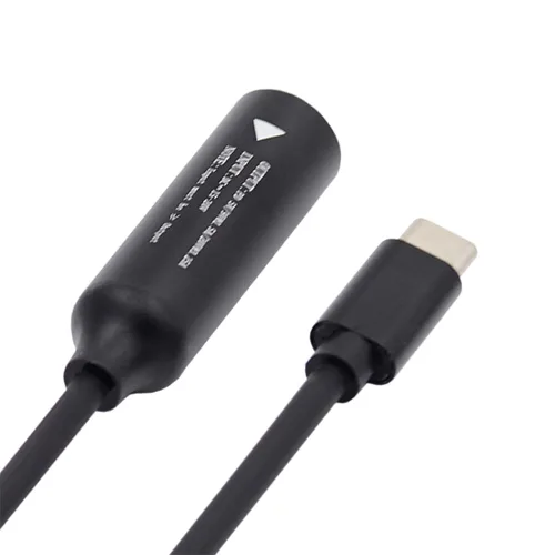 Miniatura 7 de cablecc 0.098x0.028 in Entrada DC Jack a USB-C Tipo-C Cable de carga de enchufe de alimentación para PD 9V 15V 20V 65W Teléfono portátil