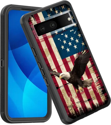 Miniatura 65 de Funda para Pixel 7a, a prueba de golpes, 3 capas, protección de cuerpo completo, resistente, de alto impacto, para Google Pixel 7a de 6.1 pulgadas