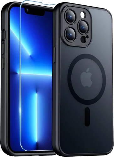 Red2Fire Funda magnética para iPhone 13 Pro Max, protección completa mejorada de la cámara, compatible con MagSafe, funda protectora translúcida