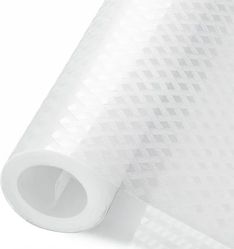 Miniatura 9 de Revestimiento para refrigerador, revestimientos impermeables para estantes y cajones para gabinete de cocina, tapete para baño debajo del fregadero