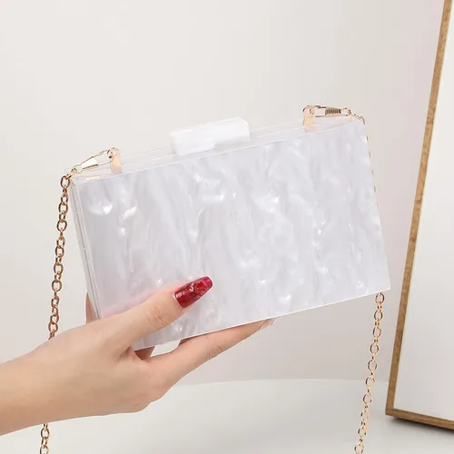 Miniatura 2 de LETODE Bolsos de mano de acrílico, bolso de plexiglás para mujer