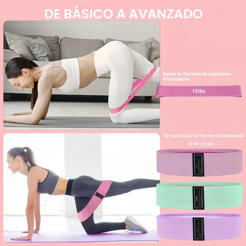 Miniatura 5 de Nuplot Kit esencial de yoga y pilates para mujer, kit de pilates Better Me para entrenamientos en casa con anillo de pilates y juego de pelotas, Rosa