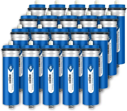Miniatura 13 de Membrane Solutions Membrana de ósmosis inversa 75 GPD de 11.75 x 1.75 pulgadas, repuesto de filtro de agua de membrana RO para debajo del fregadero