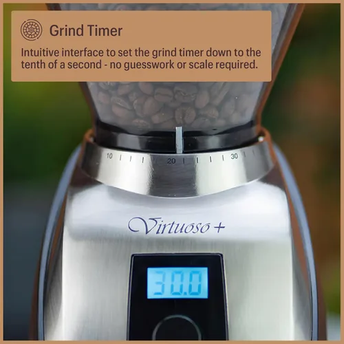Miniatura 5 de Baratza Virtuoso+ Molinillo de café ZCG587BLK, Negro