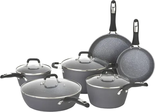 Miniatura 6 de Bialetti Impact Textured - Sartén antiadherente apta para horno, 12 pulgadas, color gris