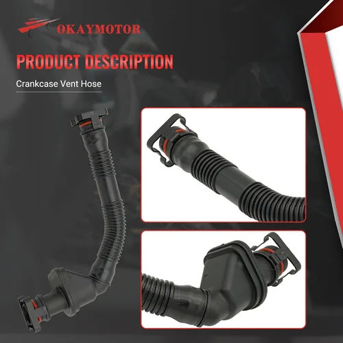 Miniatura 4 de OKAY MOTOR Manguera de ventilación del cárter para BMW 535i 135i 335i xDrive Z4 3.0L 11157553949 11 15 7 553 949