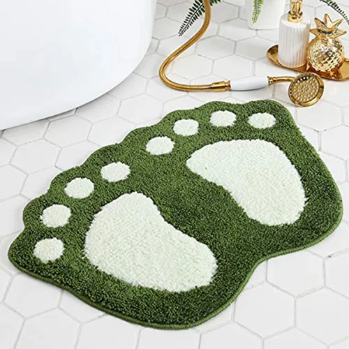 Miniatura 16 de Alfombras de baño, absorbentes de agua, antideslizantes, para usar en el baño, ducha, habitación, etc. Tapete de baño de microfibra suave, lavable a
