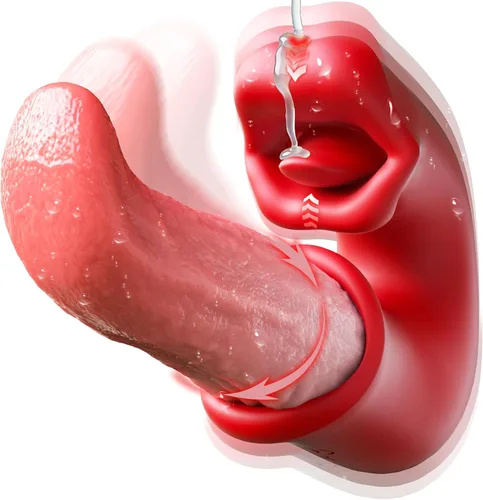 Juguetes sexuales para adultos para mujeres - KERERO vibrador de consolador 3 en 1, juguete sexual de rosa con 10 modos de vibración, oclusión y