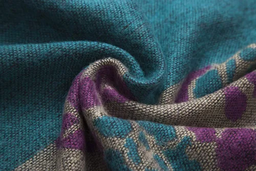 Miniatura 39 de Urban CoCo Poncho de colores para mujer, chal con frente abierto, color en bloques