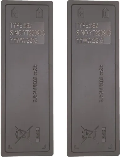 2 piezas 7.2 V 2000 mAh batería de repuesto para Scanreco 16131 590 592 960 BS590 Cifa EA2512 Effer Fasse Fassi FBS590 RSC7220