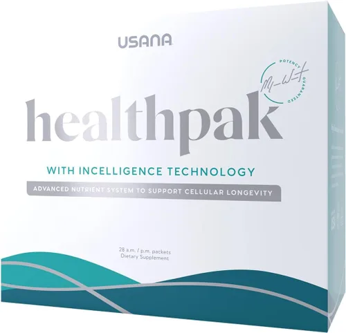 USANA HealthPak con tecnología InCelligence y nutrientes esenciales y antioxidantes para apoyar la salud total del cuerpo* - Prácticos paquetes