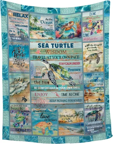 Miniatura 19 de Manta personalizada con nombre, texto y nombre, manta personalizada con nombre para bebés, niños, niñas y adultos, manta personalizada para Tortuga