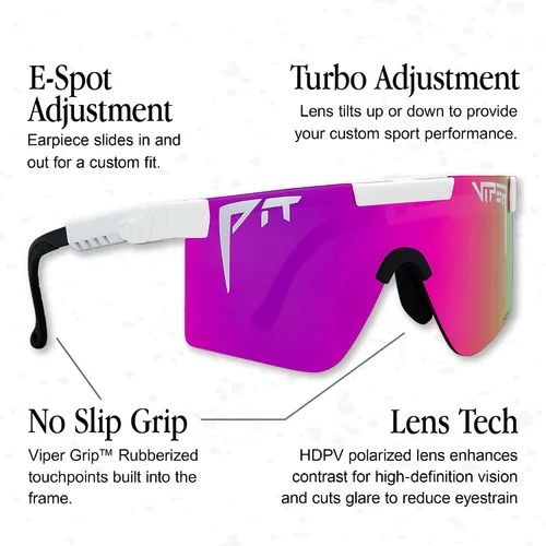 Miniatura 2 de Pit Viper Sunglasses I The Original 2.0 I 100% UV Lens, Indestructible Frame I Turbo Adjustable I Micro Fiber Bag & Straps