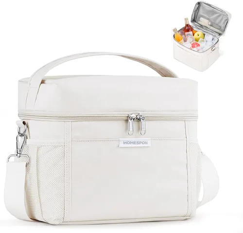 Miniatura 11 de HOMESPON Lonchera para Mujeres y Hombres - Bolsa de almuerzo aislada impermeable, ligera, bolsa enfriadora para el trabajo, picnic, viaje